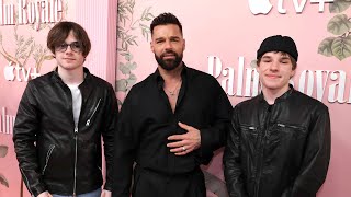 Ricky Martin Shares a Rare Family Moment, Posing With His 16 Year Old Twin Sons