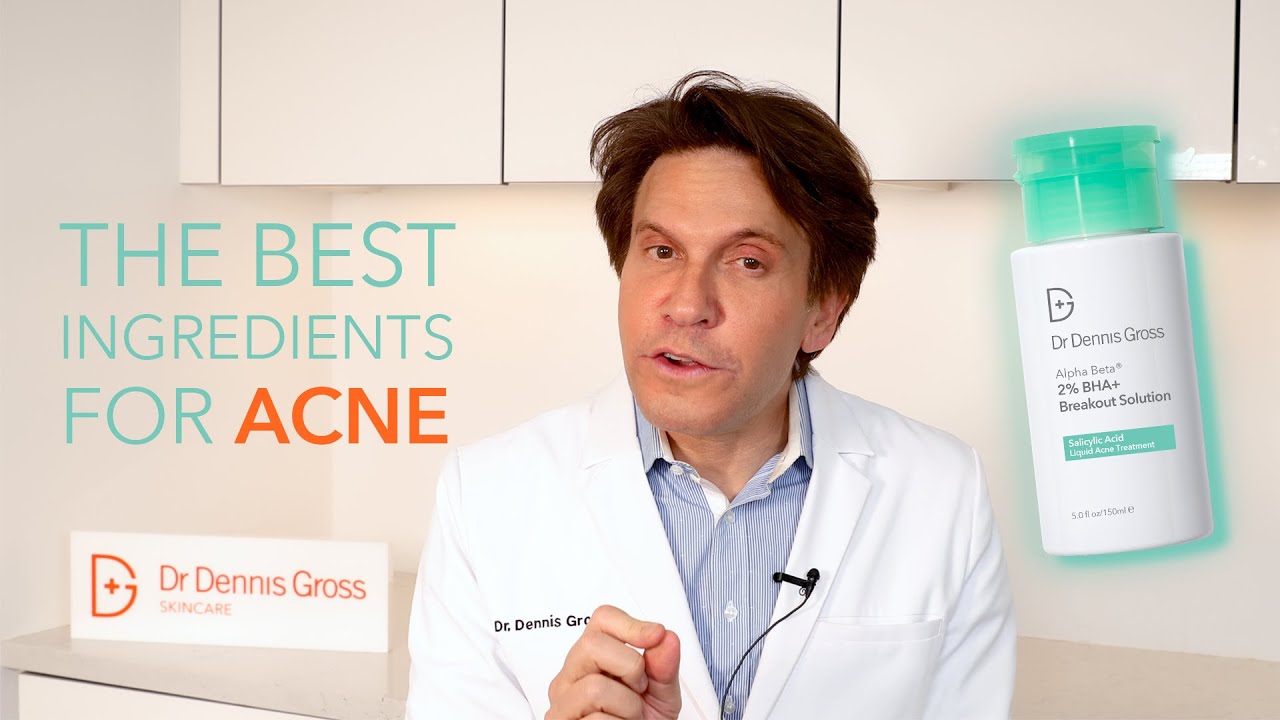 The Best Ingredients for Acne - YouTube
