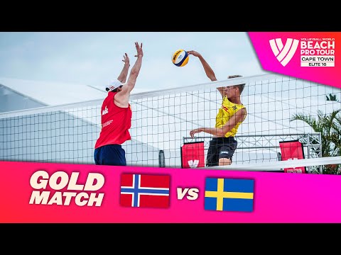 Mol, A. / Sørum, C. vs. Ahman / Hellvig - Gold Match Highlights Cape Town 2022 #BeachProTour