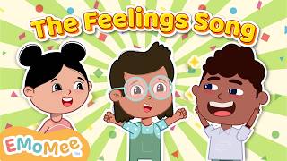 The Feelings Song For Kids 😀 | Learn Emotions! | Happy &amp; Angry | EMoMee