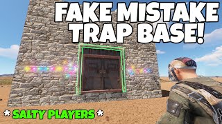RUST | CONFUSING PLAYERS with a TWIG DOOR FRAME FAKE MISTAKE TRAP BASE!
