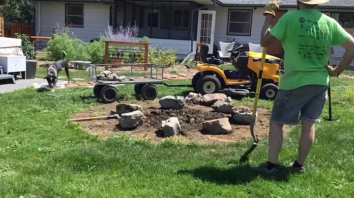 Building a Sunken Fire Pit