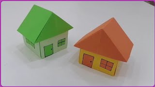 Cómo hacer un Casa de papel - Origami casa