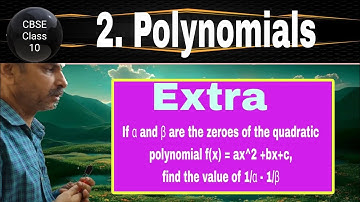 If α and β are the zeroes of the quadratic polynomial f(x) = ax2 +bx+c, find the value of 1/α - 1/β