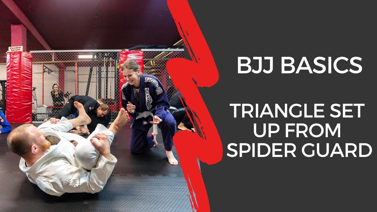 BJJ Basics - Triangle set up from spider guard - YouTube