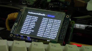 150824 - RPI2, Adafruit 2.8" TFT Touchscreen, UZBL, Redis, Meteor, YouTube Performance Demo