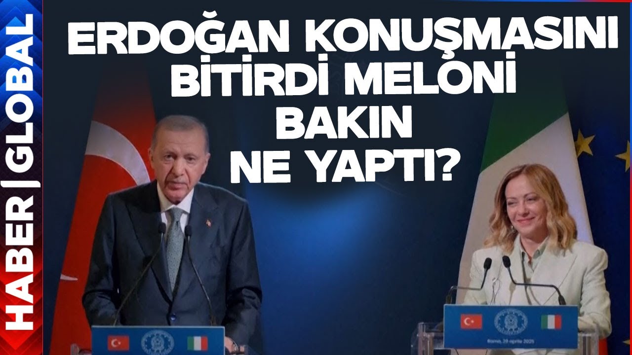 Erdoğan Meloni'nin Gözlerine Bakarak Bunları Söyledi!