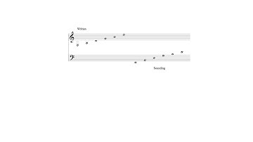 The Guitar is a Transposing Instrument