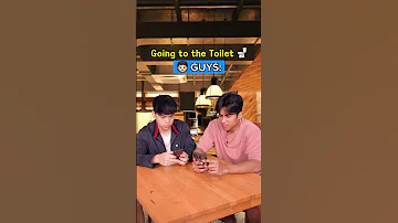 Girls VS Guys Going To The Toilet Shortsfeed Funny 