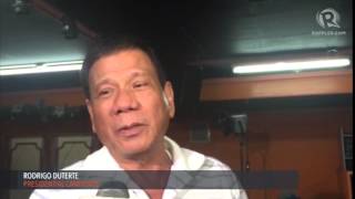 Duterte to Comelec: Thanks for 'legal' decision
