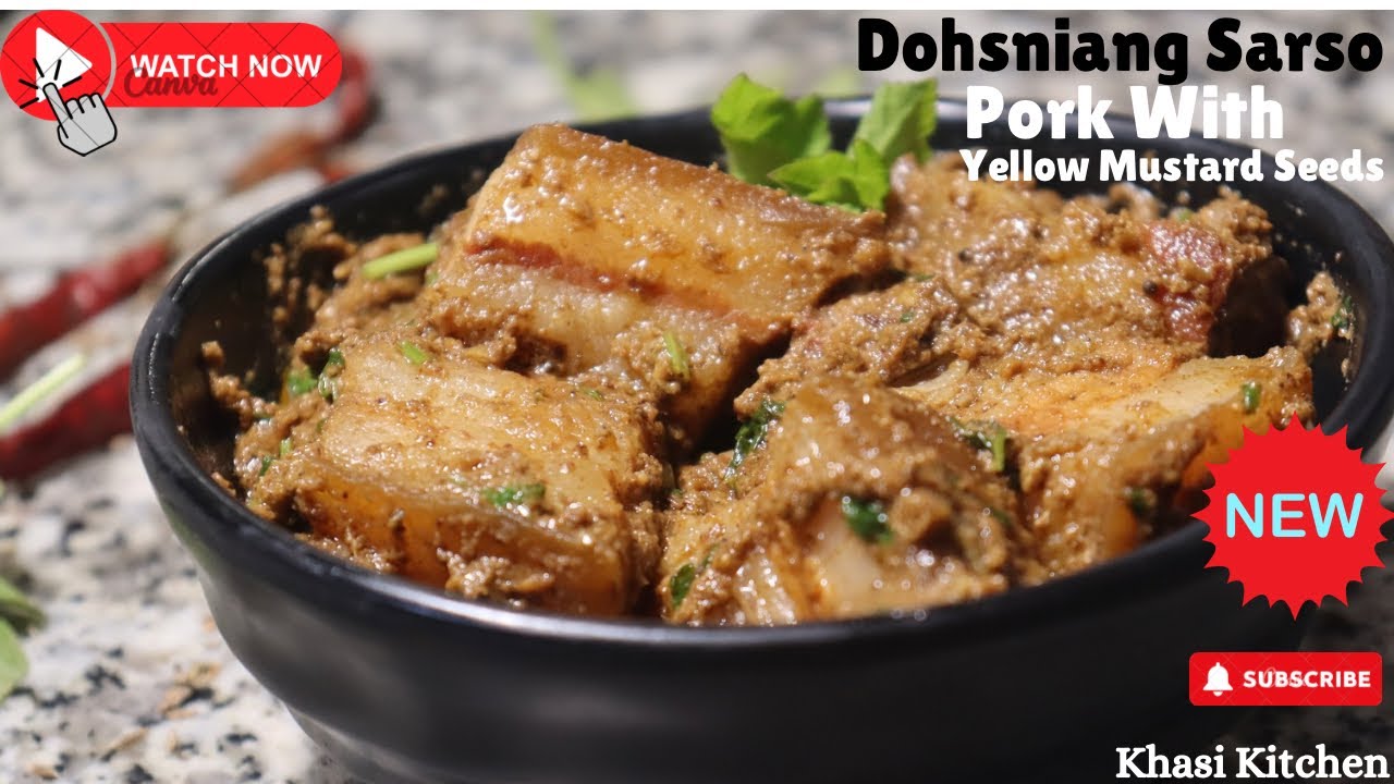 Шет винит плохую горчицу 😋🤤🤤 | Свинина с семенами жёлтой горчицы 🤤😋 | Свиной йогурт | Кухня Кхаси