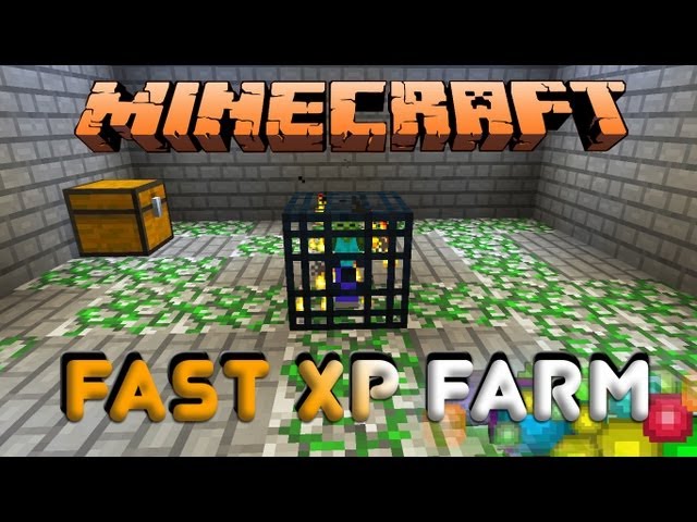 Minecraft Fast Xp Farm Mob Spawner Youtube