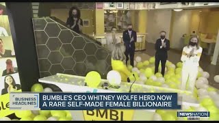 Bumble CEO Whitney Wolfe Herd now a rare self-made female billionaire
