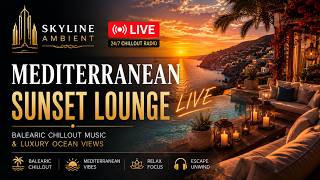 🔴 LIVE 🌅 Luxury Sunset Lounge | Relaxing Ambient Music 24/7