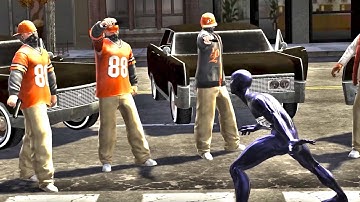 Spiderman Web of Shadows | Luke Cage vs Thugs | 4K 60 FPS