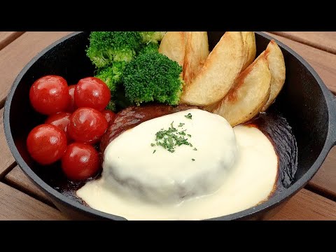     ,  , Easy Cheese Hamburger Steak Recipe dinner recipes