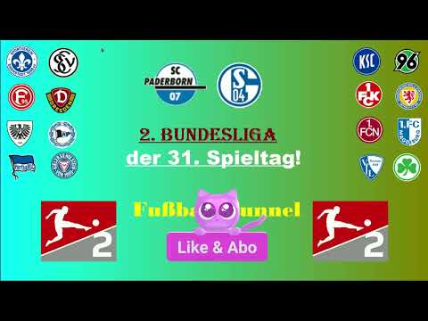 2. Bundesliga 31. Spieltag  alle Tipps Prognosen 25/26
