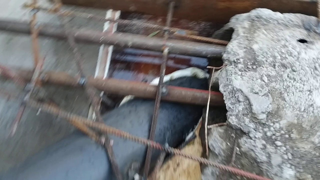 Ремонт гаража поднятие гаража яма в гараже. Часть 7 - YouTube