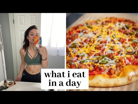 what i eat in a day when i have all day to cook  vegan pizza  more