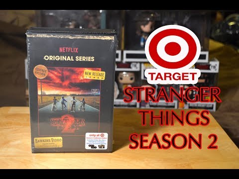 Stranger Things Season 2 Target Exclusive Blu Ray Dvd