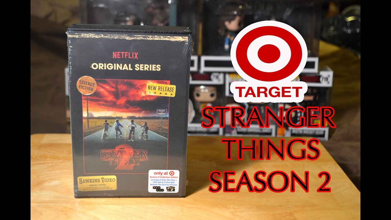 Stranger Things Season 2 Target Exclusive Blu Ray Dvd