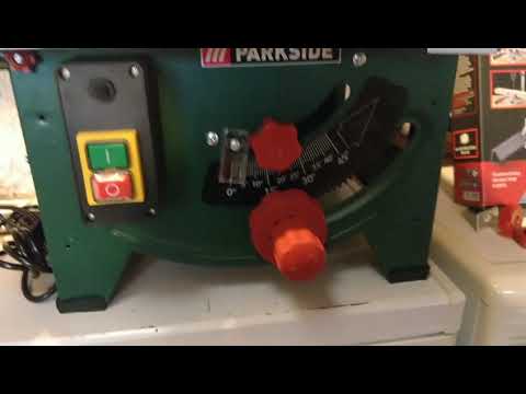 Lidl Parkside Portable Table Saw Assembly 