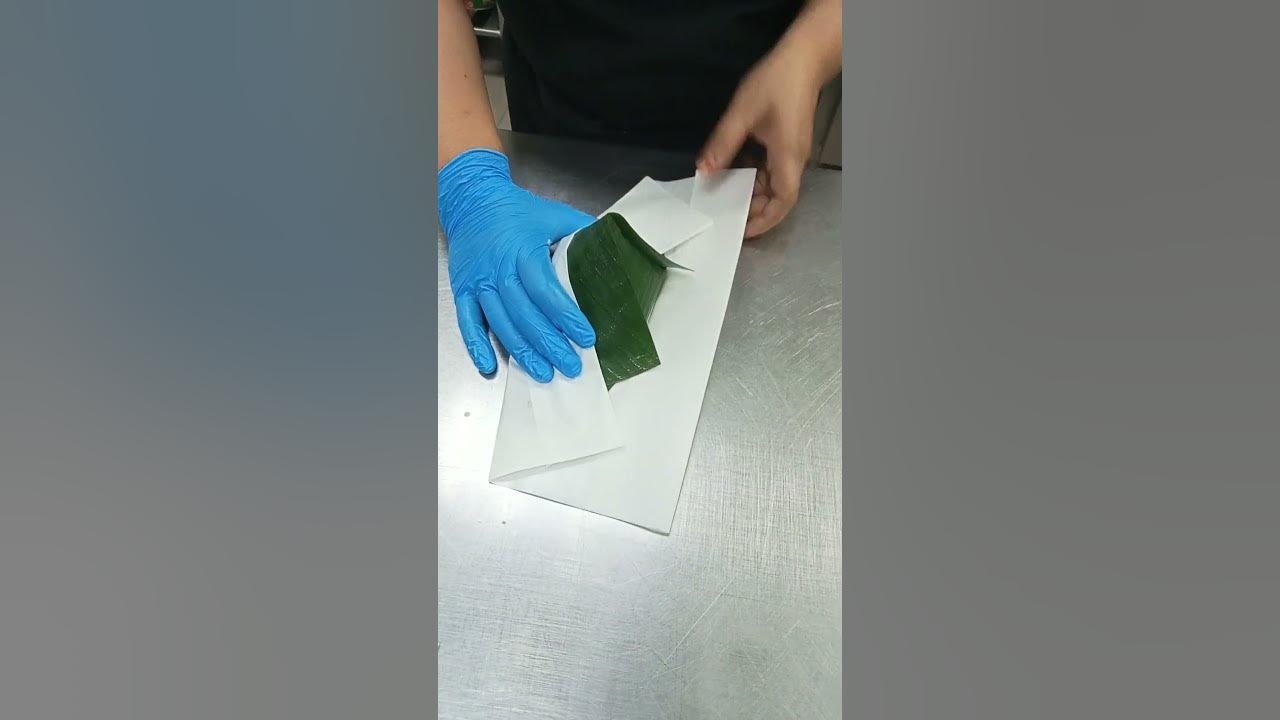 tutorial bungkus nasi lemak daun pisang