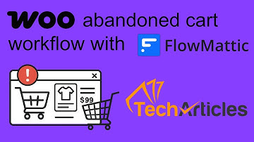 WooCommerce abandoned cart workflow using flowmattic, discount generation, email design and delivery