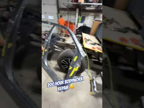 200+ Hour Repair on 2022 GMC Sierra #automotive #bodyworkshop