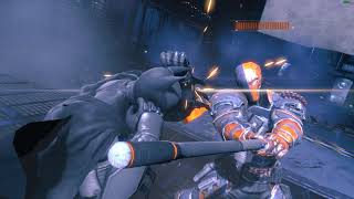 Deathstroke Boss Fight No Hits Batman Arkham Origins Hard Difficulty, Hints Turned Off