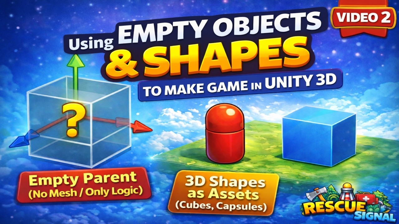 Set Ropr Asset Rescue Rescue Signal #2 – Making Game Assets Using ONLY Unity Default Shapes ...