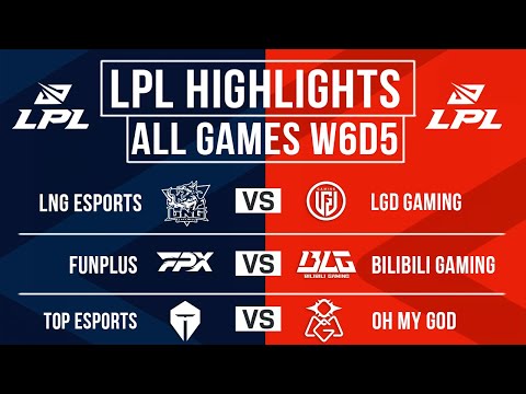 LPL Highlights ALL GAMES Week 6 Day 5 | LPL Spring 2024