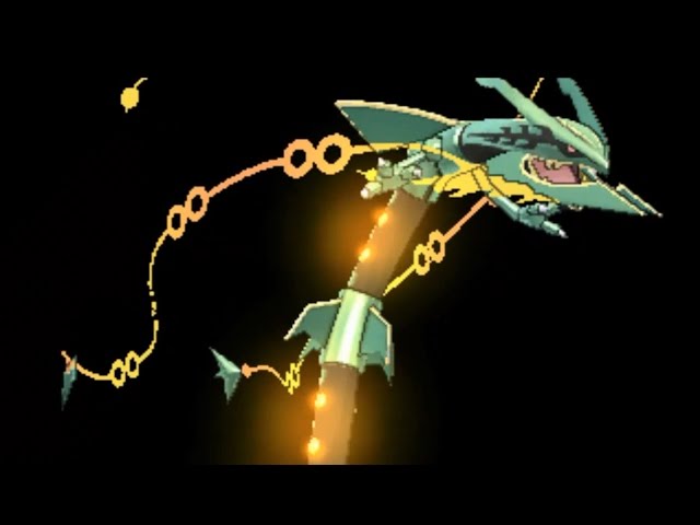 Mレックウザ　ガリョウテンセイ アニメON】レックウザの専用技「ガリョウテンセイ」ポケットモンスター