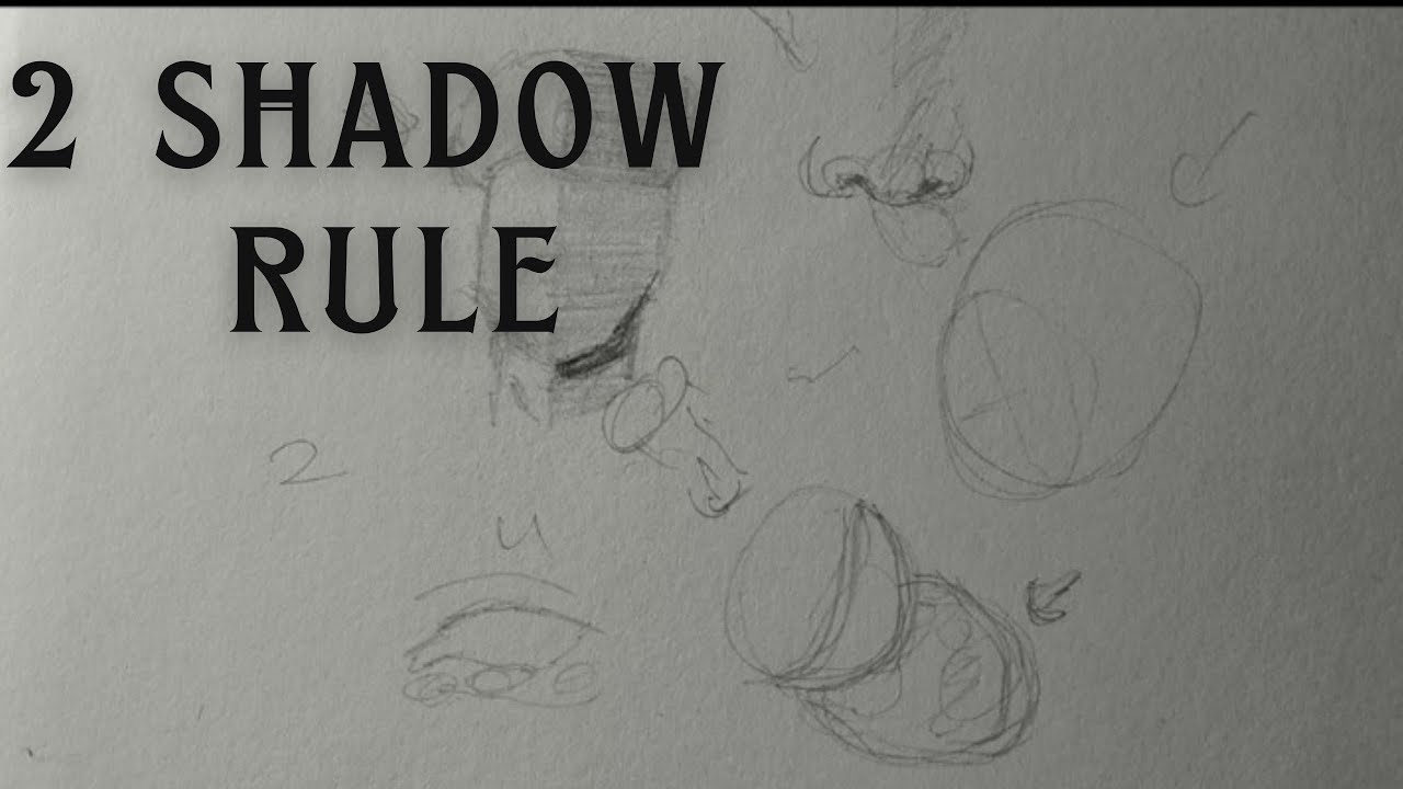 2 Shadow Rule for Realistic Drawing - YouTube