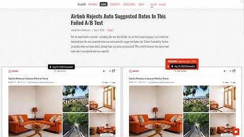 Open A/B Test 001 - Airbnb’s Exposed Calendar