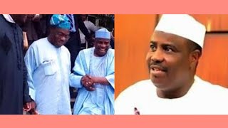 SOKOTO STATE GOVERNOR AMINU TAMBUWAL MEETS OBASANJO BEHIND CLOSED DOORS. SAYS THIS AFTERWARDS