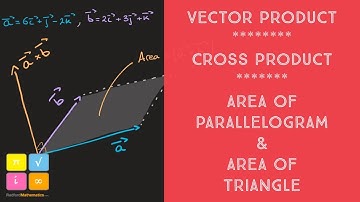 Vector Product - Cross Product - Area of Parallelogram & Triangle