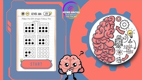 Brain Test: Make the 6th shape follow the pattern. | Level 286