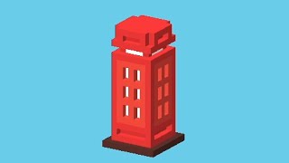 How To Unlock The “PHONE BOX” Character, In The “UK & IRELAND” Area, In CROSSY ROAD! ☎️