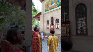 Sfințirea Icoanei Mozaic A Preasfintei Treimi