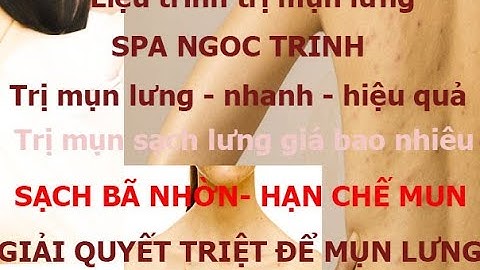 Liệu trình trị mụn bao nhiêu tiền