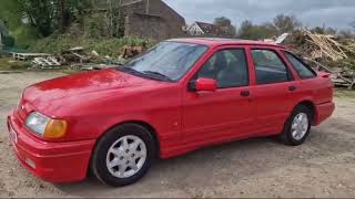 Miniature Ford Sierra XR 4x4 Rallye 1987 N°12 - Trofeu/Spark 1/43 - Neuf