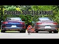 Porsche Sports Exhaust PSE vs No Sports Exhaust 911 991.2