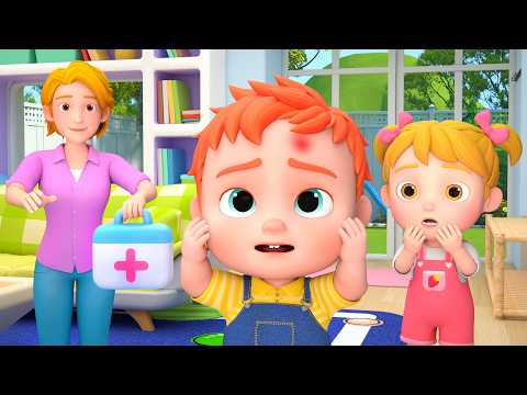Boo Boo Song + The Wheels on the Ambulance | Nursery Rhymes | GoBooBoo in English