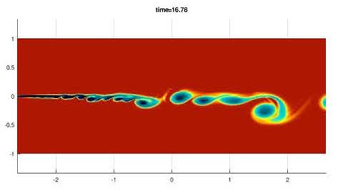 Vortex Pairing in a Shear Layer
