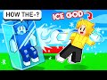 I Secretly CHEATED As A ICE GOD.. (Roblox Bedwars)