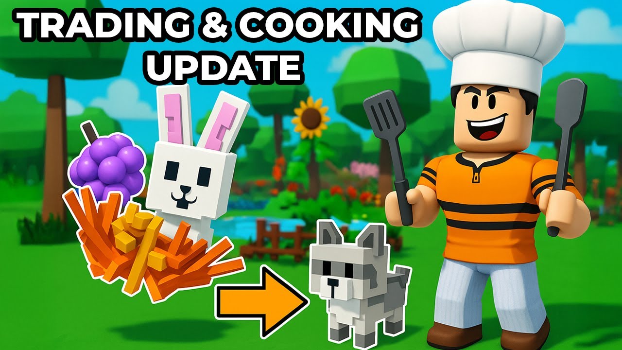 Live Trading & Cooking Update Grow A Garden!! (Roblox Malaysia) - YouTube