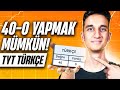 40-0 TYT Türkçe Nasıl Yaptım? - 2025 YKS 1.'si Ahmet Eren'den Tavsiyeler!