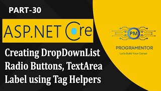 30 | Creating DropDownList, Radio Buttons, TextArea And Labels In ASP.NET Core 6 (Hindi/Urdu) screenshot 5