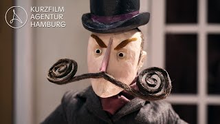 Animated short film about men's rivalry | "The Moustache" - by Anni Oja